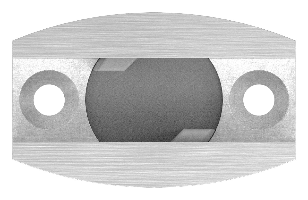 Bodenführung für Glasschiebetür, V2A