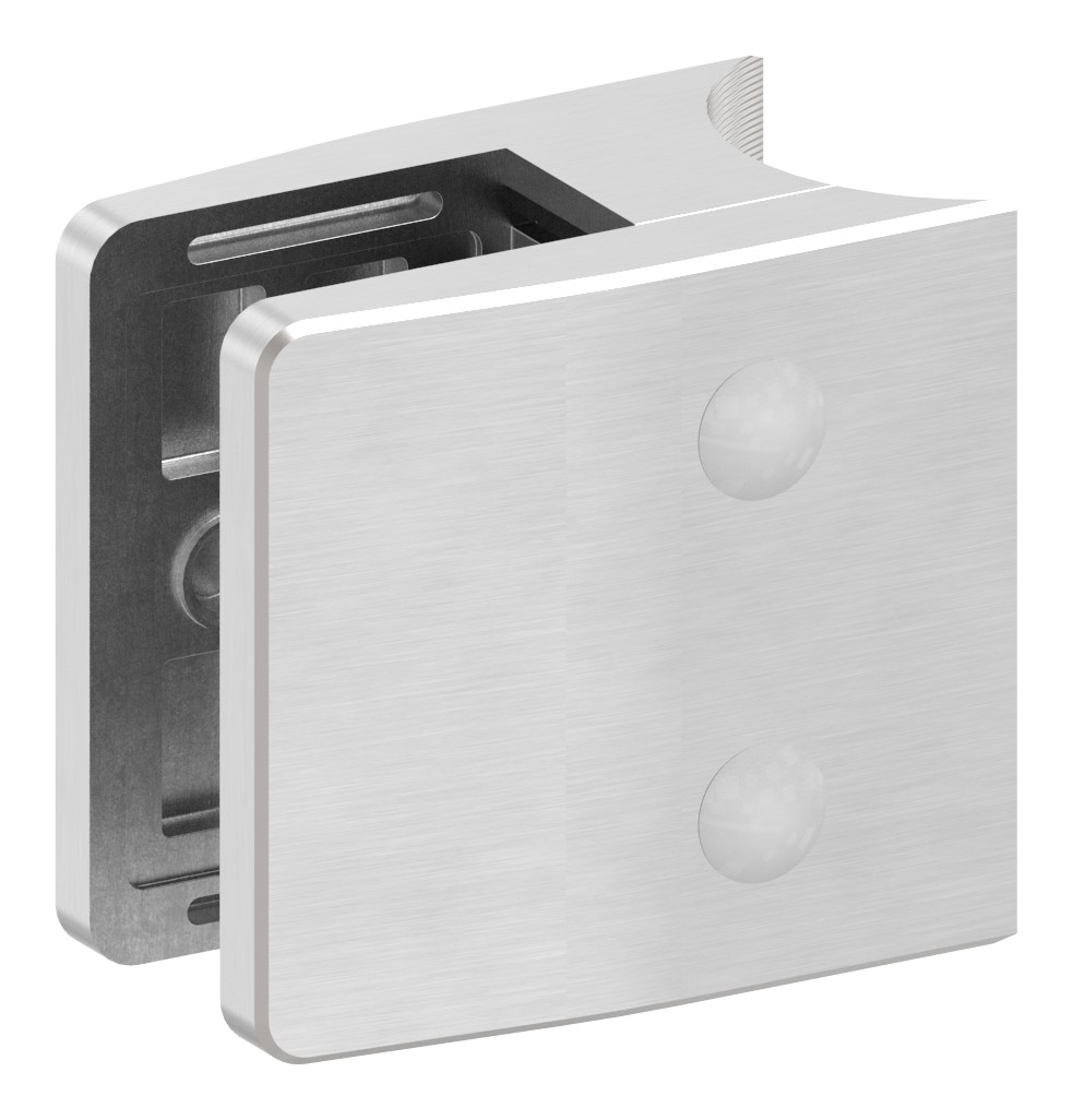 Glasklemme Mod. 39, Anschluss: 48,3mm, V4A Glasklemme Mod. 39, Anschluss: 48,3mm, V4A