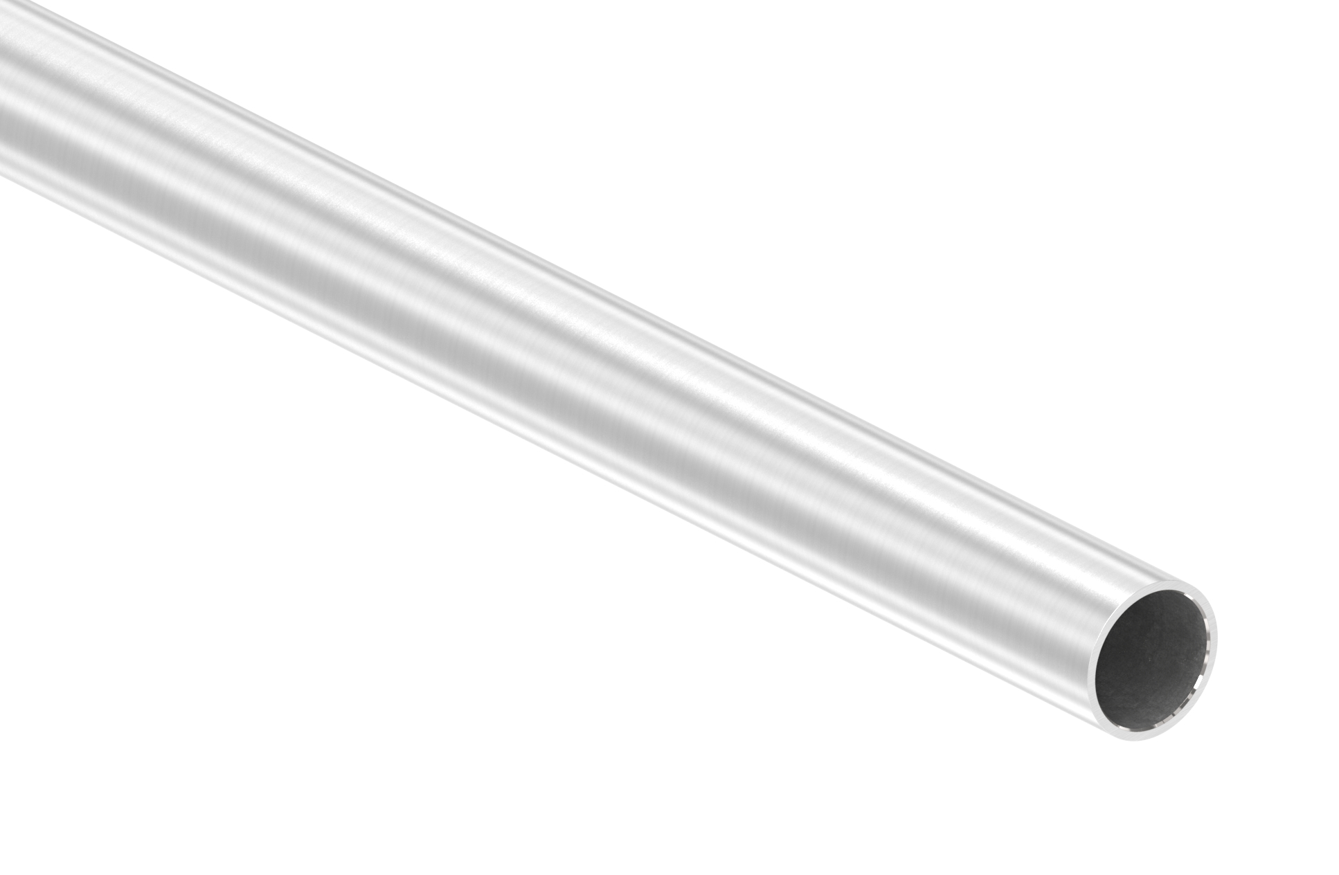 Edelstahlrohr, 33,7x2,5mm, L: 6000mm, V2A