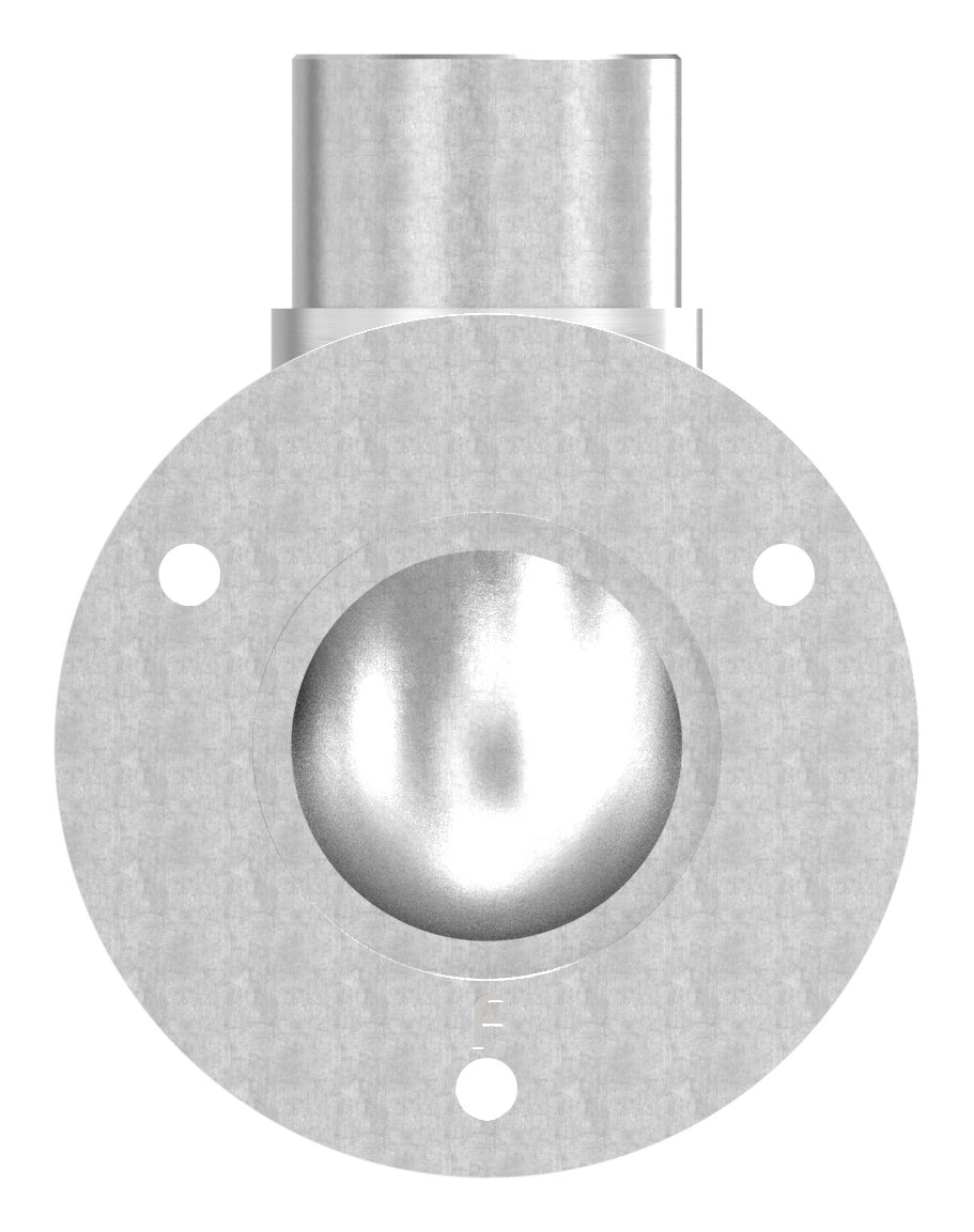 Wandhalter 90° für Rohr 42,4x2,0mm, V2A