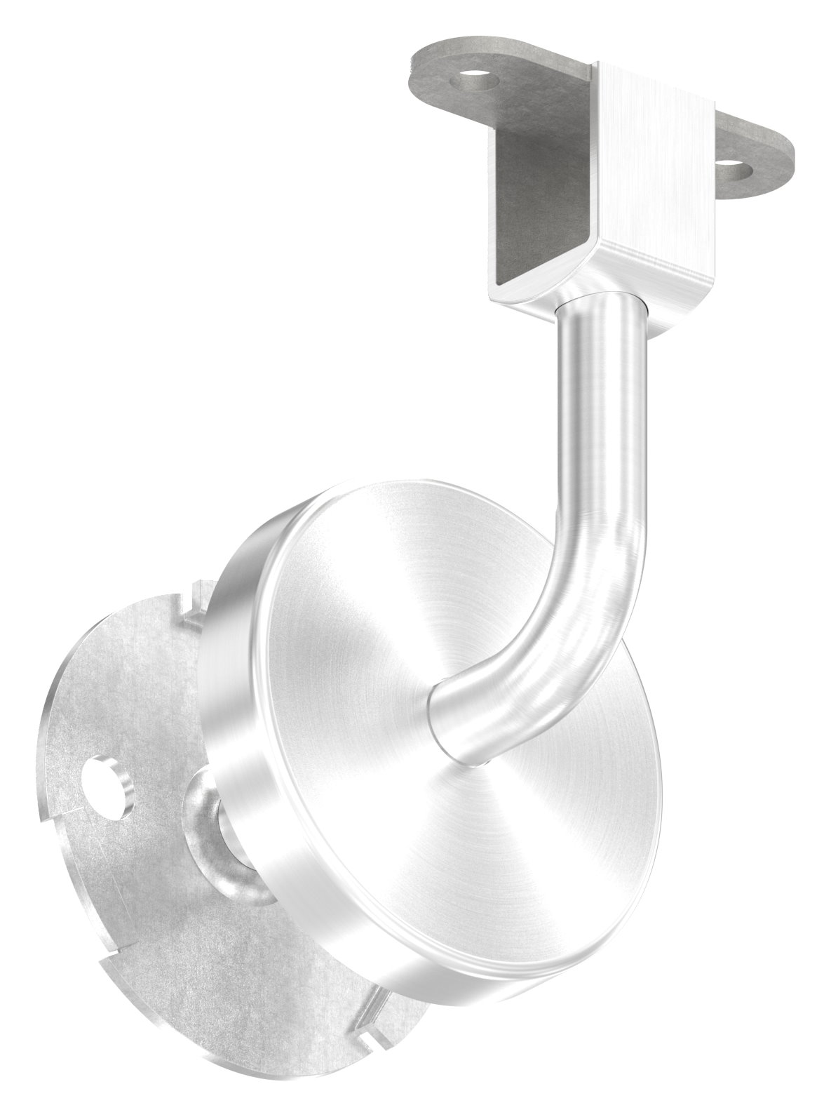 Handlaufhalter für LED Handlauf  (Ronde und Bügel verschweißt), V2A