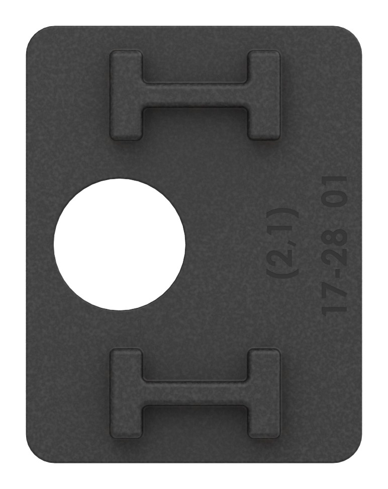 Gummi für Mod. 24, VSG-Glas 12,76mm Gummi für Mod. 24, VSG-Glas 12,76mm