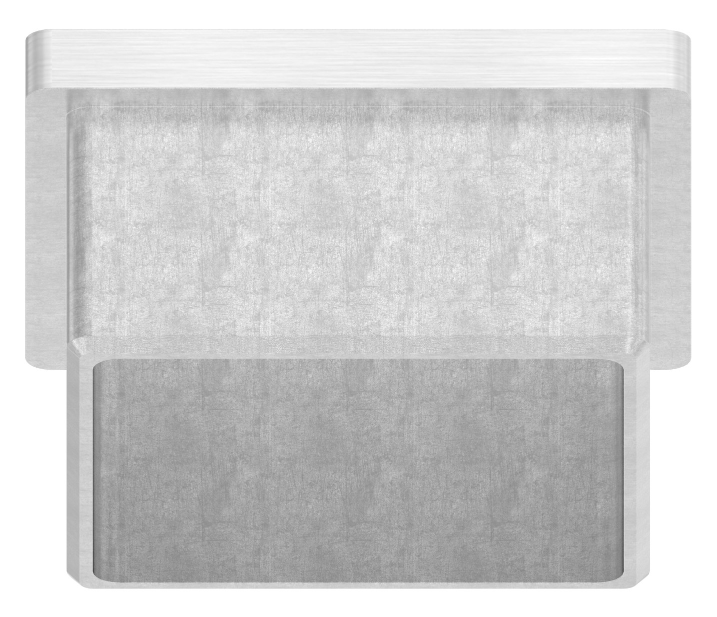 Einsteckkappe für Quadratrohr 50x50x3,0mm, V2A