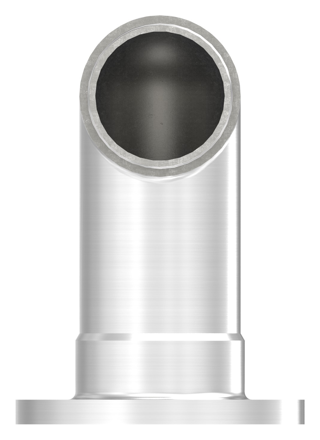 Wandhalter 90° lang, für Rohr 42,4x2,0mm, V2A