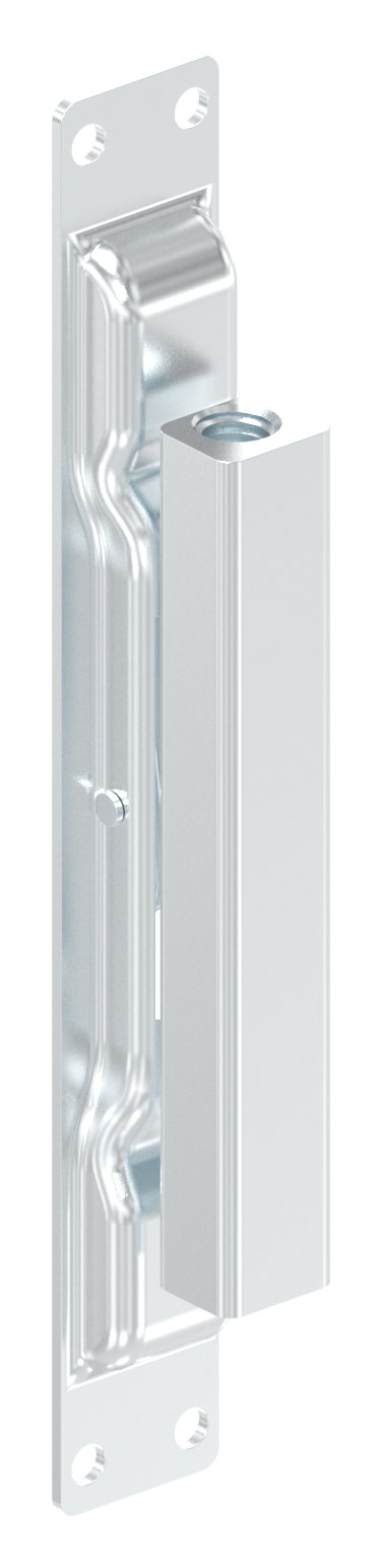 Kantriegel mit Breite 20mm und Gewinde M8, verzinkt