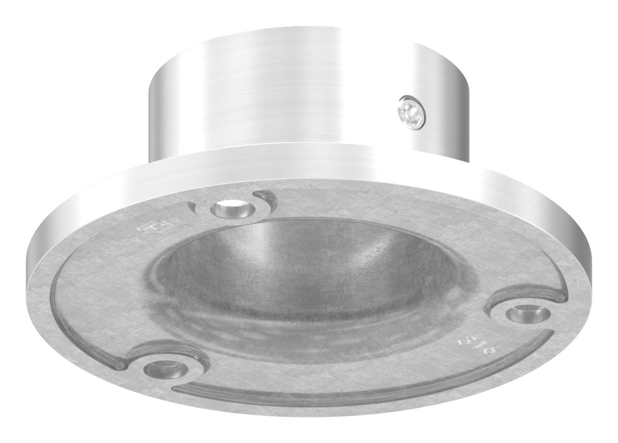 Wand- und Bodenanker, für Rohr 33,7mm, V4A