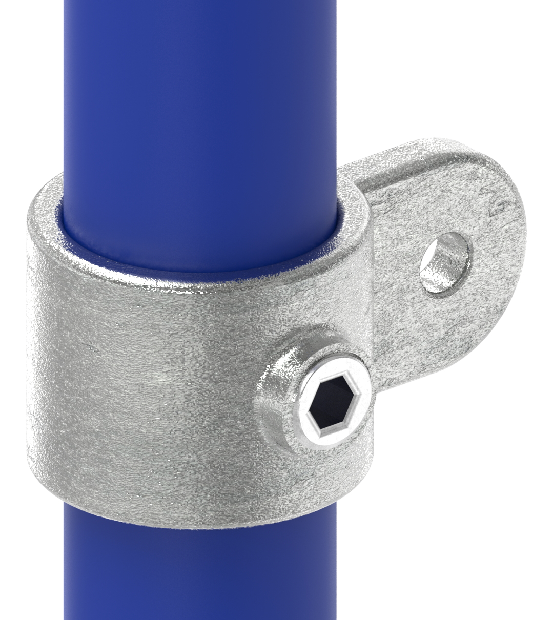 Halter mit einer Lasche, für Rohr Ø 42,4mm