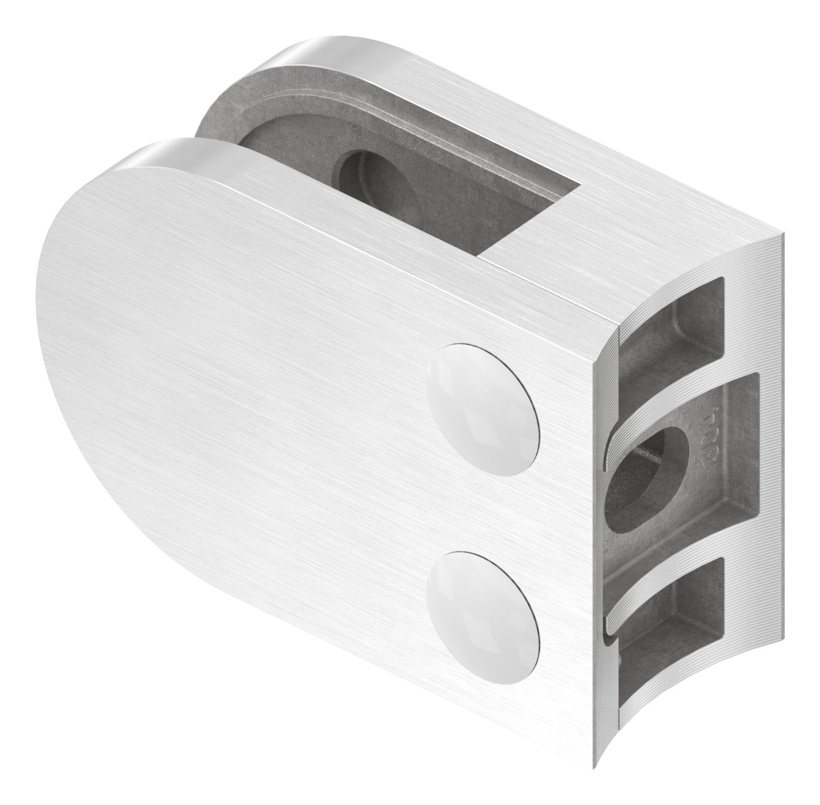 Glasklemme Mod. 32, Anschluss: 60,3mm, V2A