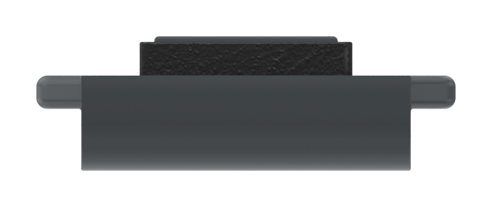 Sicherungsplatte für Mod. 36 - Zink roh pulverbeschichtet in RAL 7016 matt