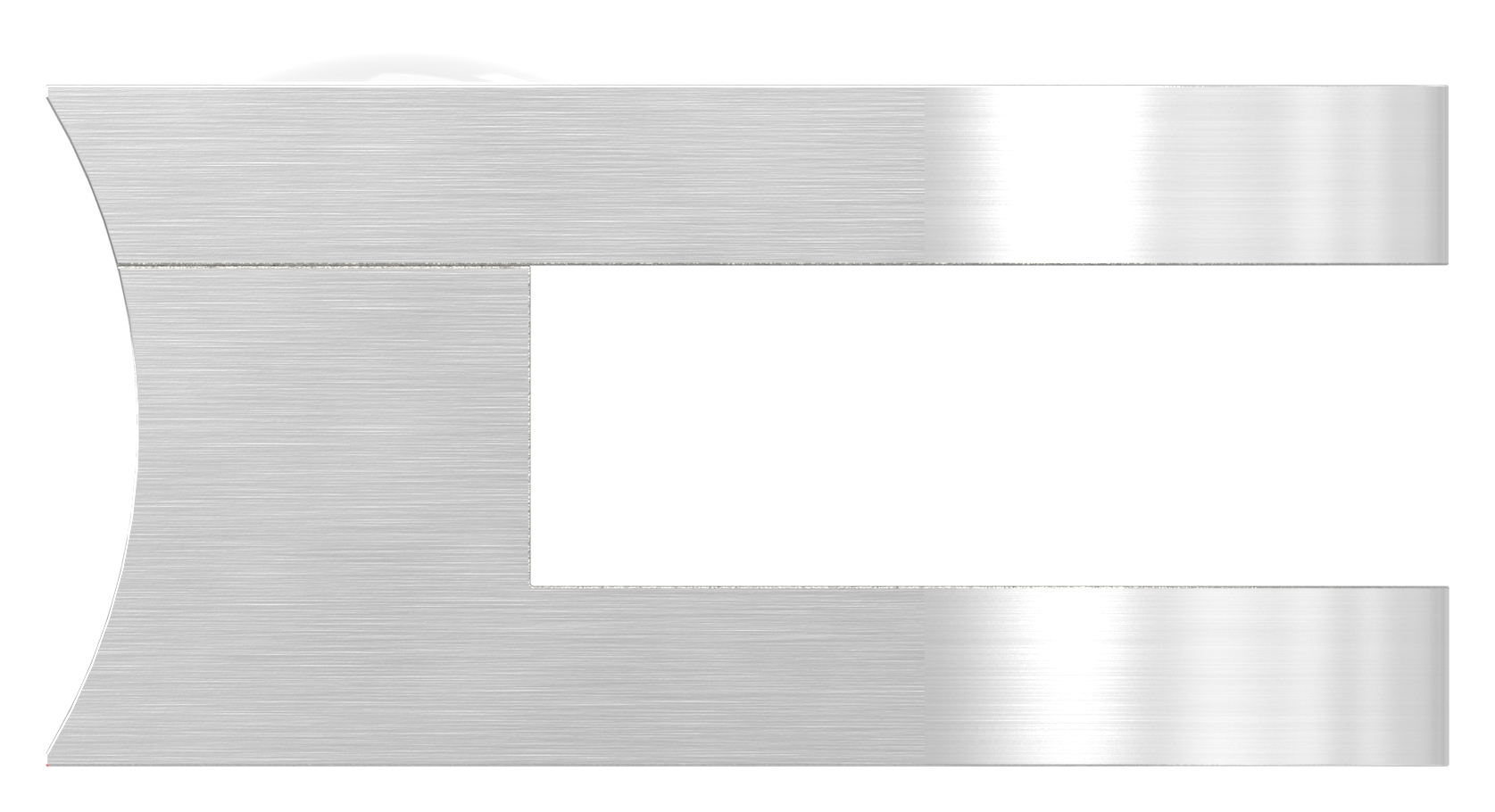 Glasklemme Mod. 30, Anschluss: 48,3mm, V4A Glasklemme Mod. 30, Anschluss: 48,3mm, V4A