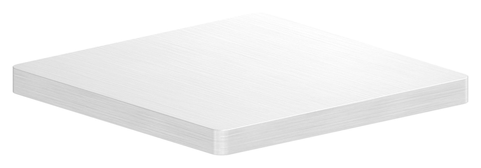 Platte zum Anschweißen für Rohr 50x50, V2A