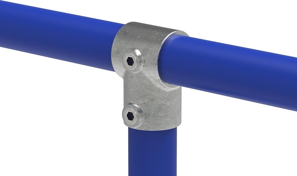 T-Stück kurz, für Rohr Ø 33,7mm