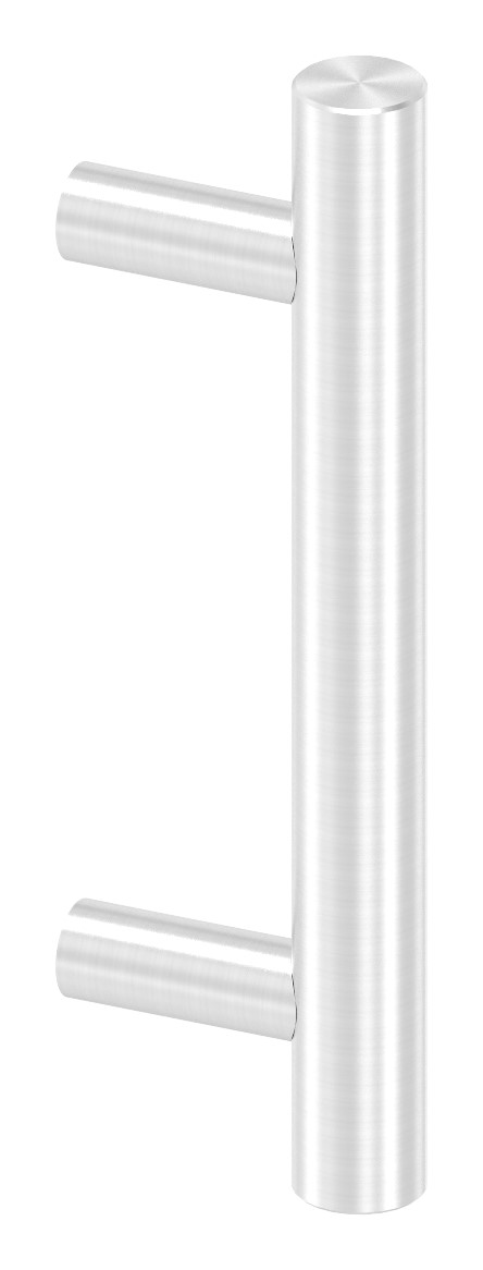 Stoßgriff inkl. Halter gerade mit L: 300mm, V2A Stoßgriff inkl. Halter gerade mit L: 300mm, V2A
