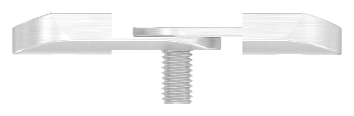 Handlaufanschlussplatte verstellbar, 42,4mm, V4A