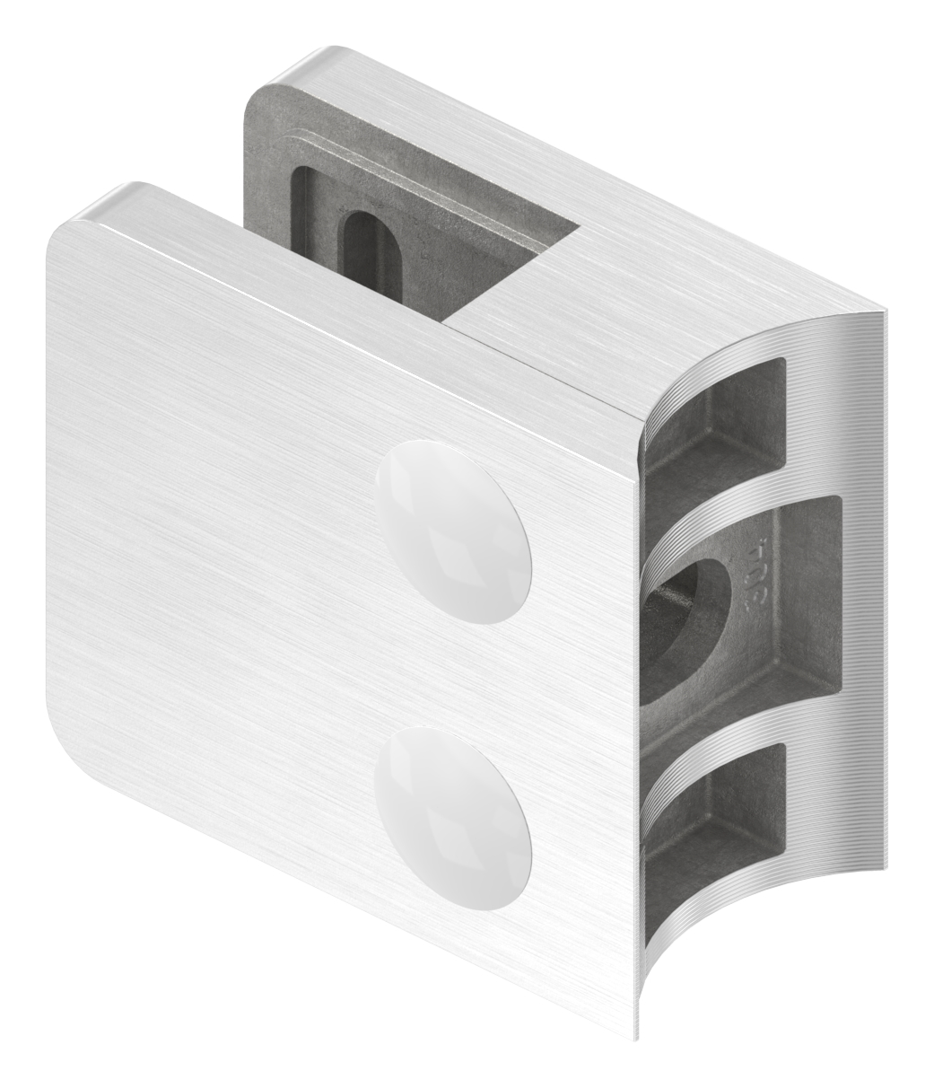 Glasklemme Mod. 11, Anschluss: 33,7mm, V2A Glasklemme Mod. 11, Anschluss: 33,7mm, V2A