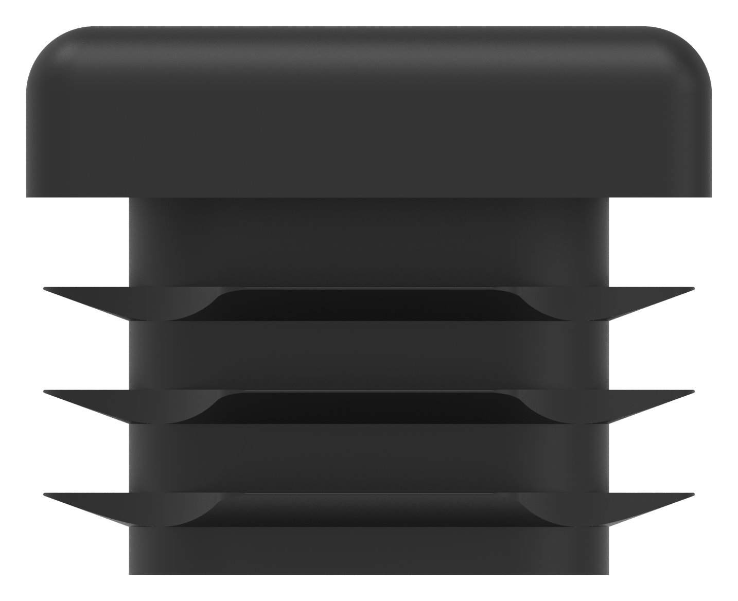 Kunststoffkappe für Quadratrohr 20x20mm