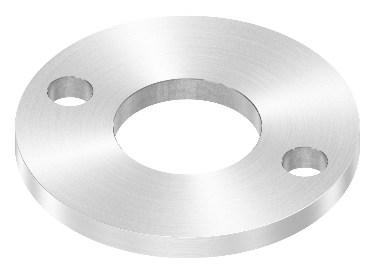 Ankerplatte Ø 100x8mm, mit Rundschliff, V2A