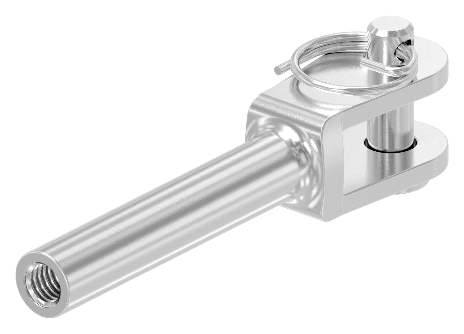 Gabelterminal mit Innengewinde M5 rechts, V4A