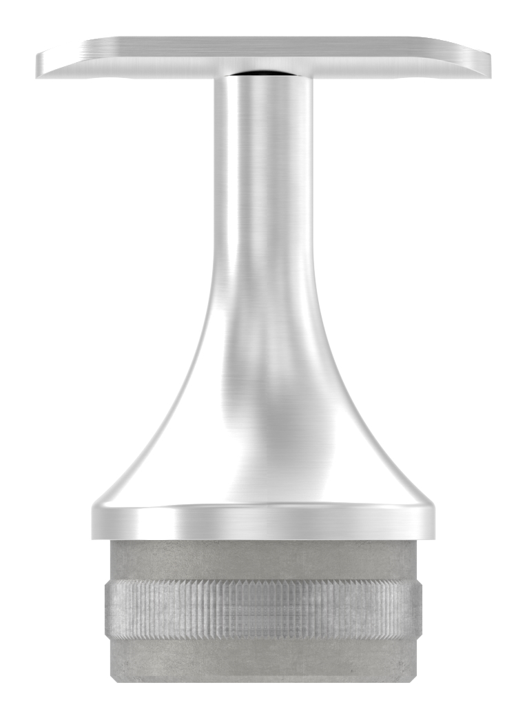 Rohrabschlussstopfen für Rohr 48,3x2,0mm, Handlaufanschlussplatte: 42,4mm, V2A Rohrabschlussstopfen für Rohr 48,3x2,0mm, Handlaufanschlussplatte: 42,4mm, V2A
