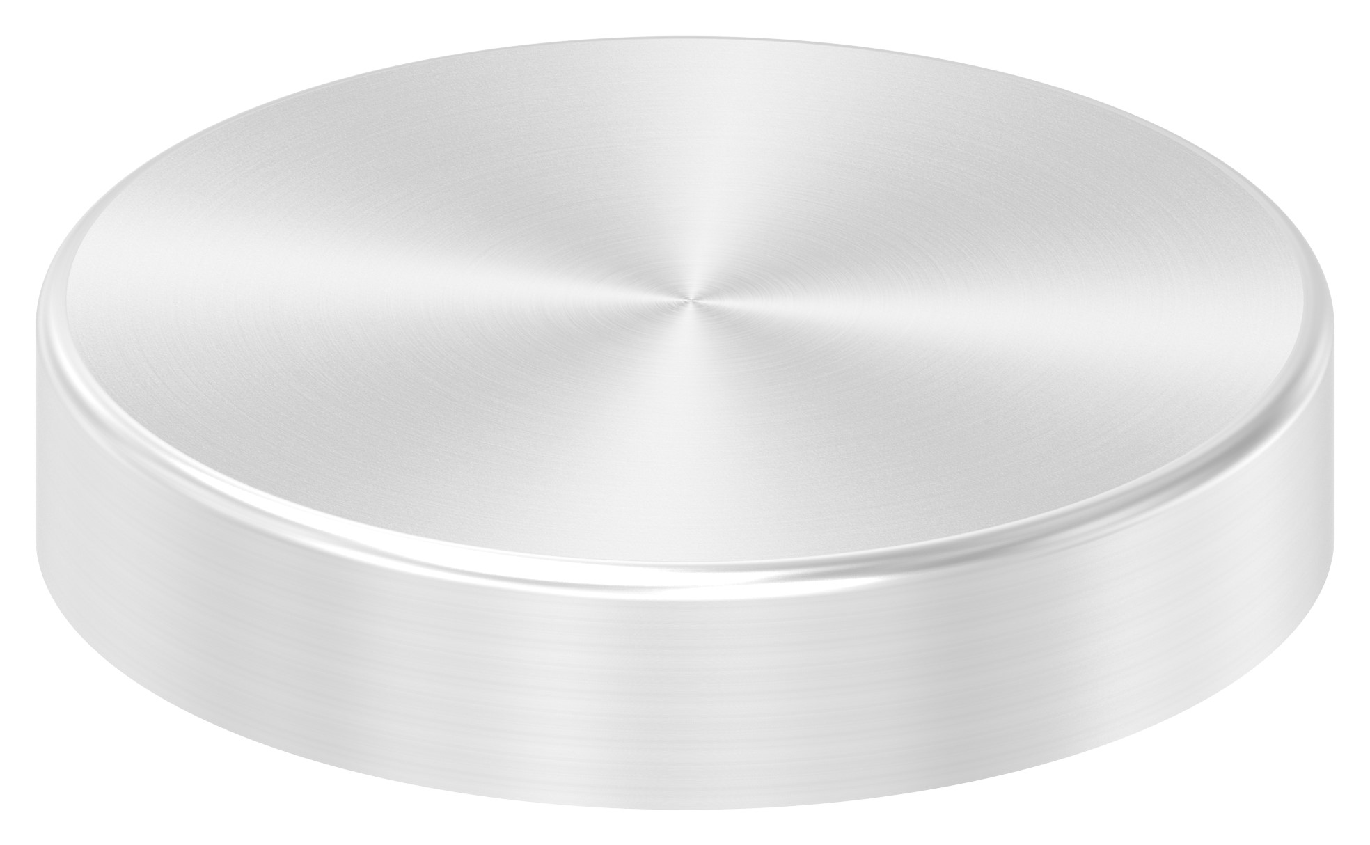 Abdeckrosette, 125x25mm, ohne Bohrung, V4A