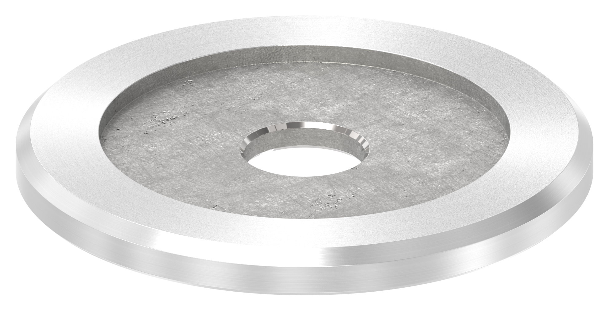 Adapterplatte Ø 60mm für Rohr 42,4mm, V2A