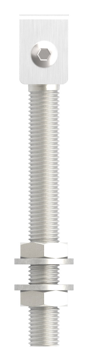Torband M16 zum Anschweißen, langes Gewinde, V2A
