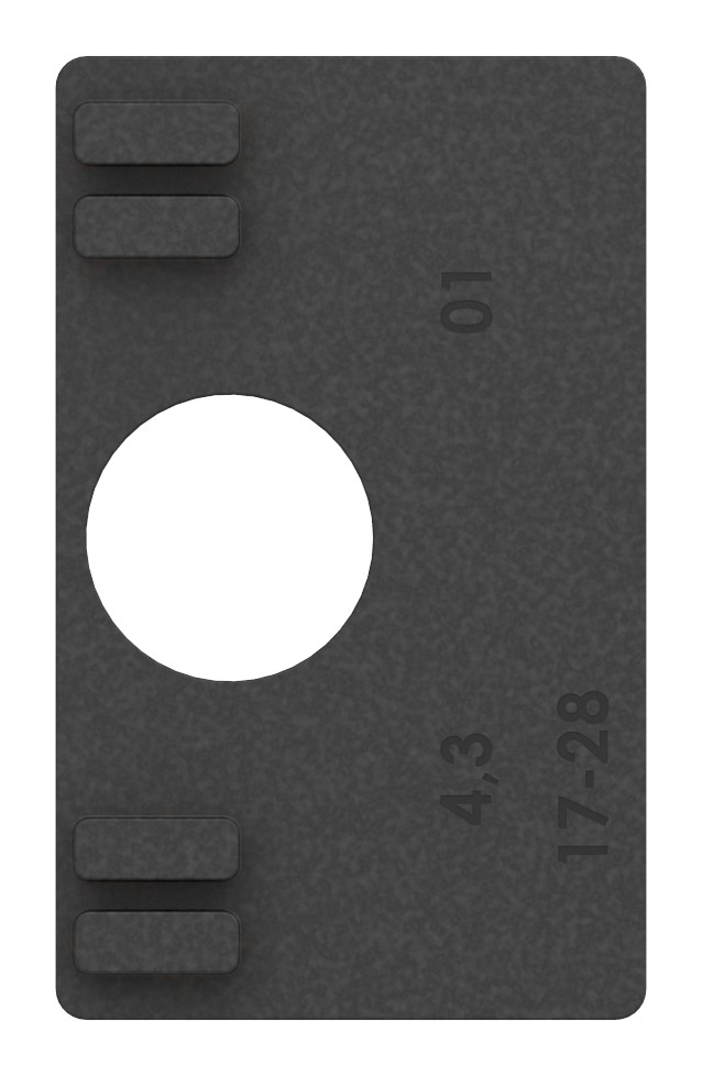 Gummi für Mod. 45, VSG-Glas 6,76mm Gummi für Mod. 45, VSG-Glas 6,76mm