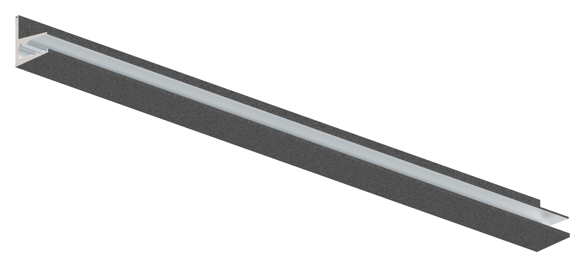 Vordachprofil eleganza canopy, L: 1405mm, DB703