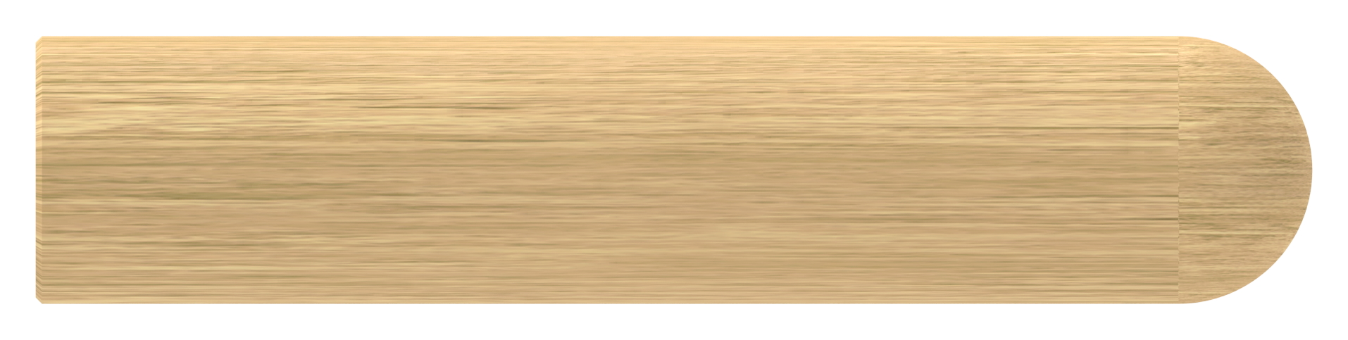 Holzhandlauf Esche Ø 42mm, Länge 200mm, lackiert