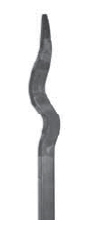 Zaunspitze, Ansatz 12x12mm, H: 250mm