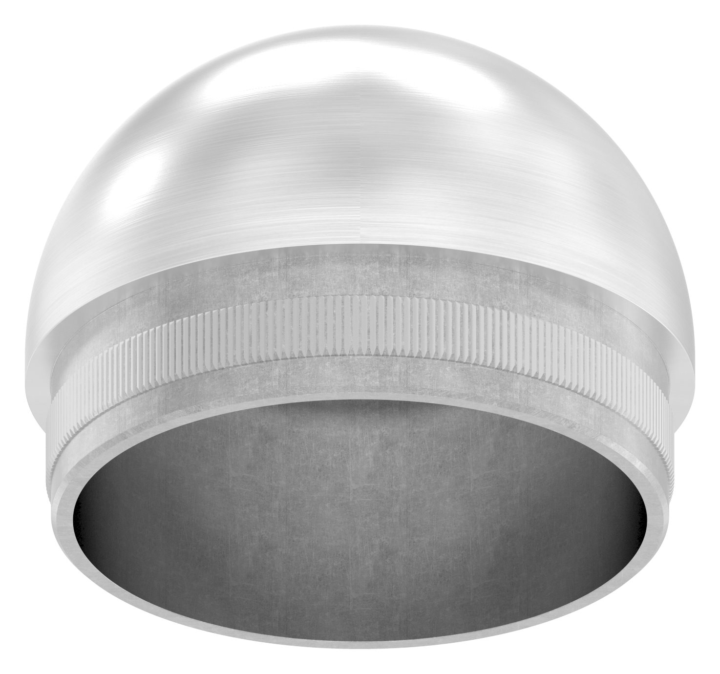 Rohrabschlussstopfen, für Rohr 60,3x2,0mm, V2A