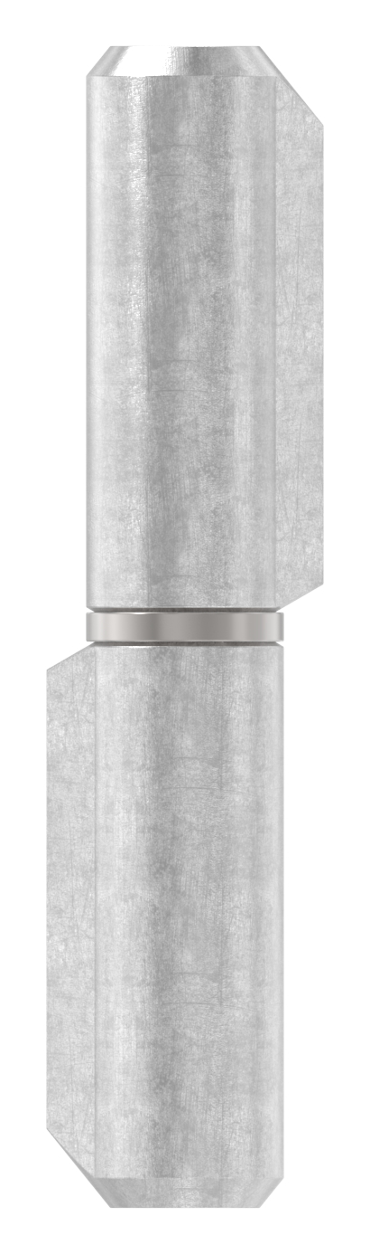 Anschweißband, L: 60mm, mit festem Stift, V2A
