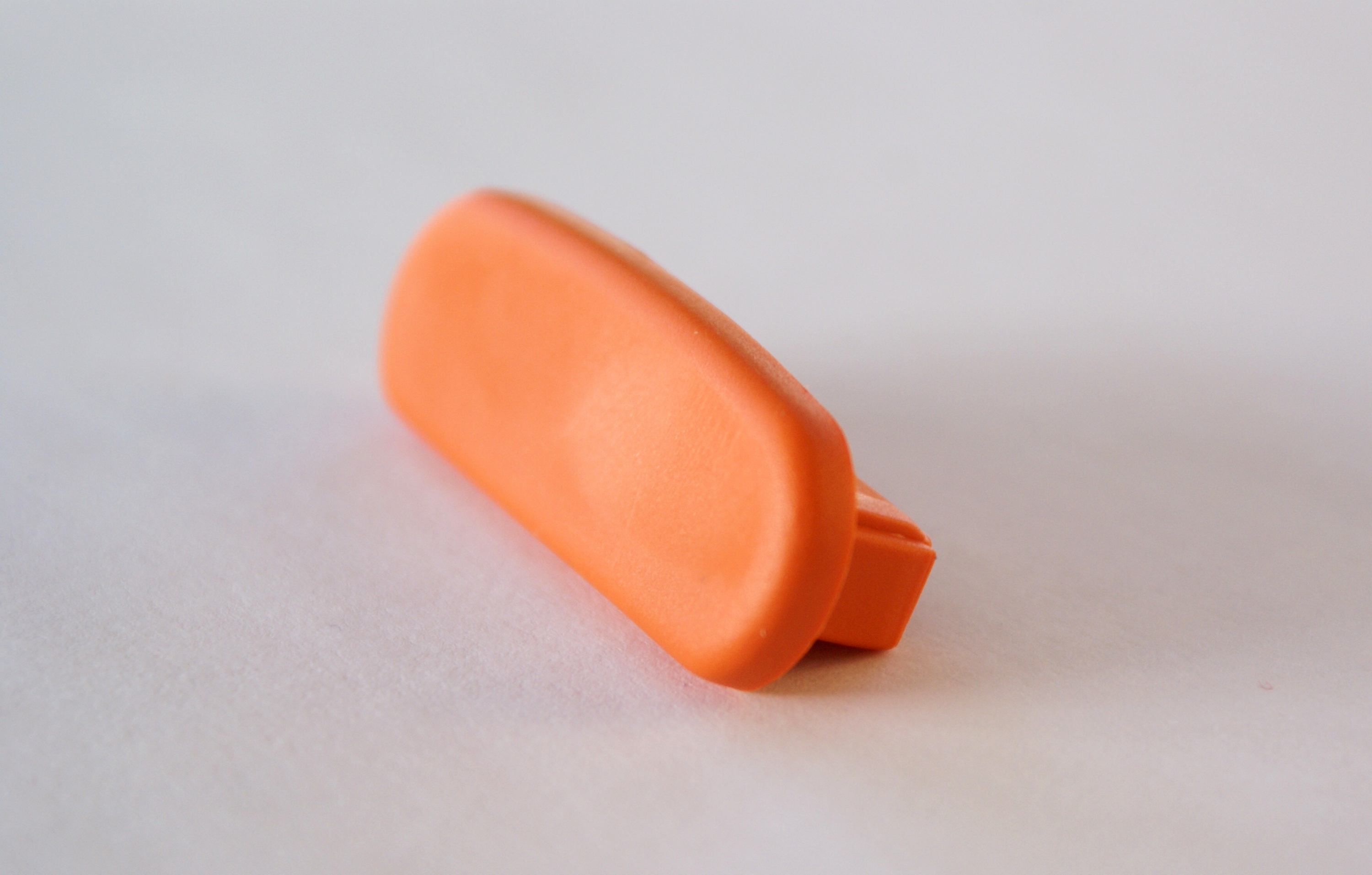 Endkappe für Kunststoffhandlauf für 40x8mm, reinorange