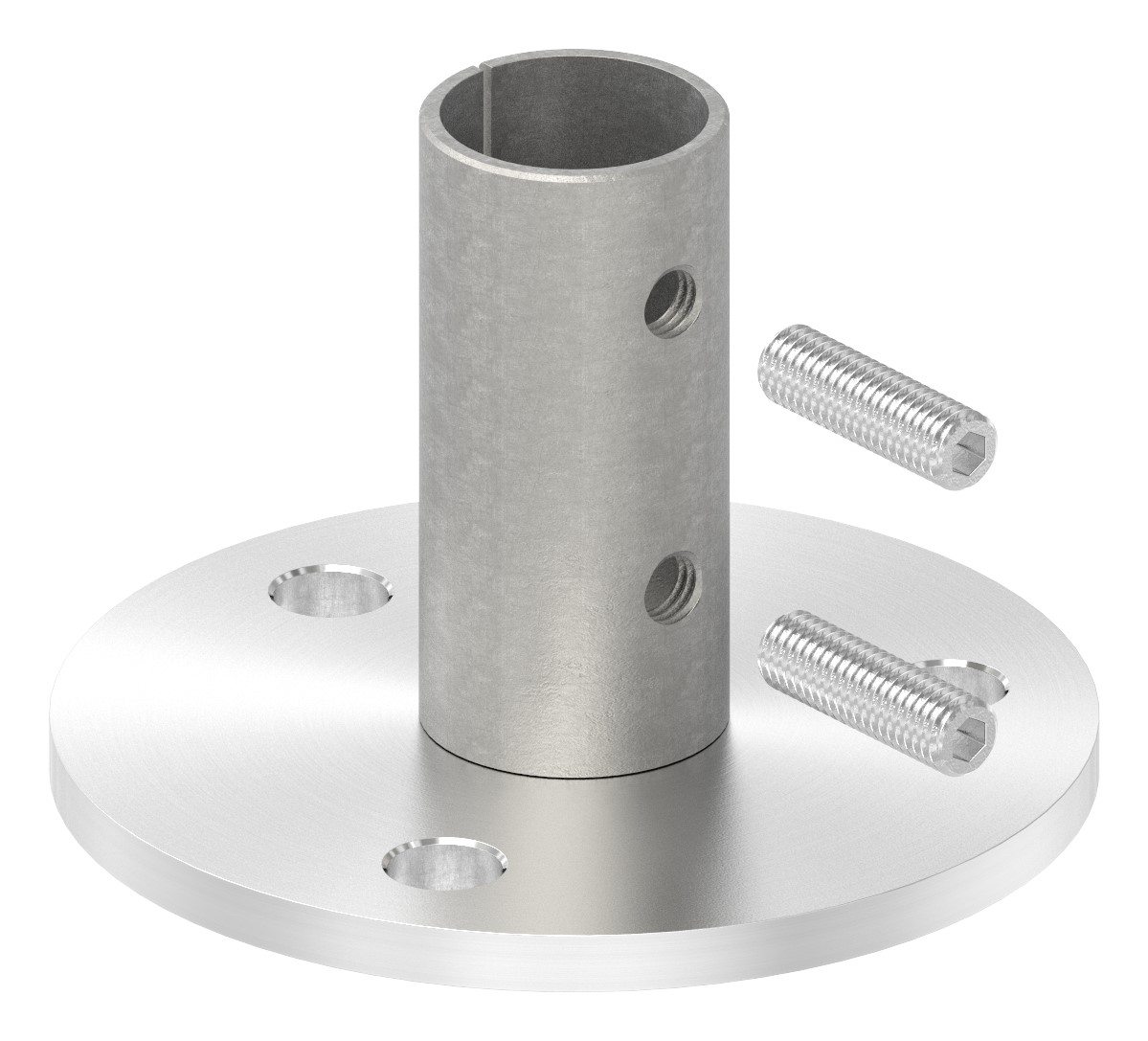 Wand- und Bodenanker, für Rohr 33,7x2,0mm, V2A