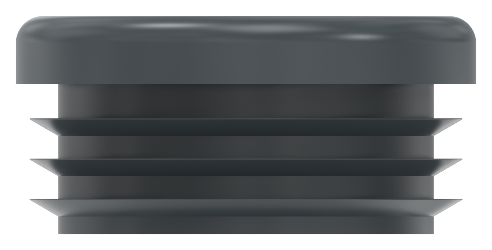 Kunststoffkappe für Rundrohr 33,7mm, RAL 7016