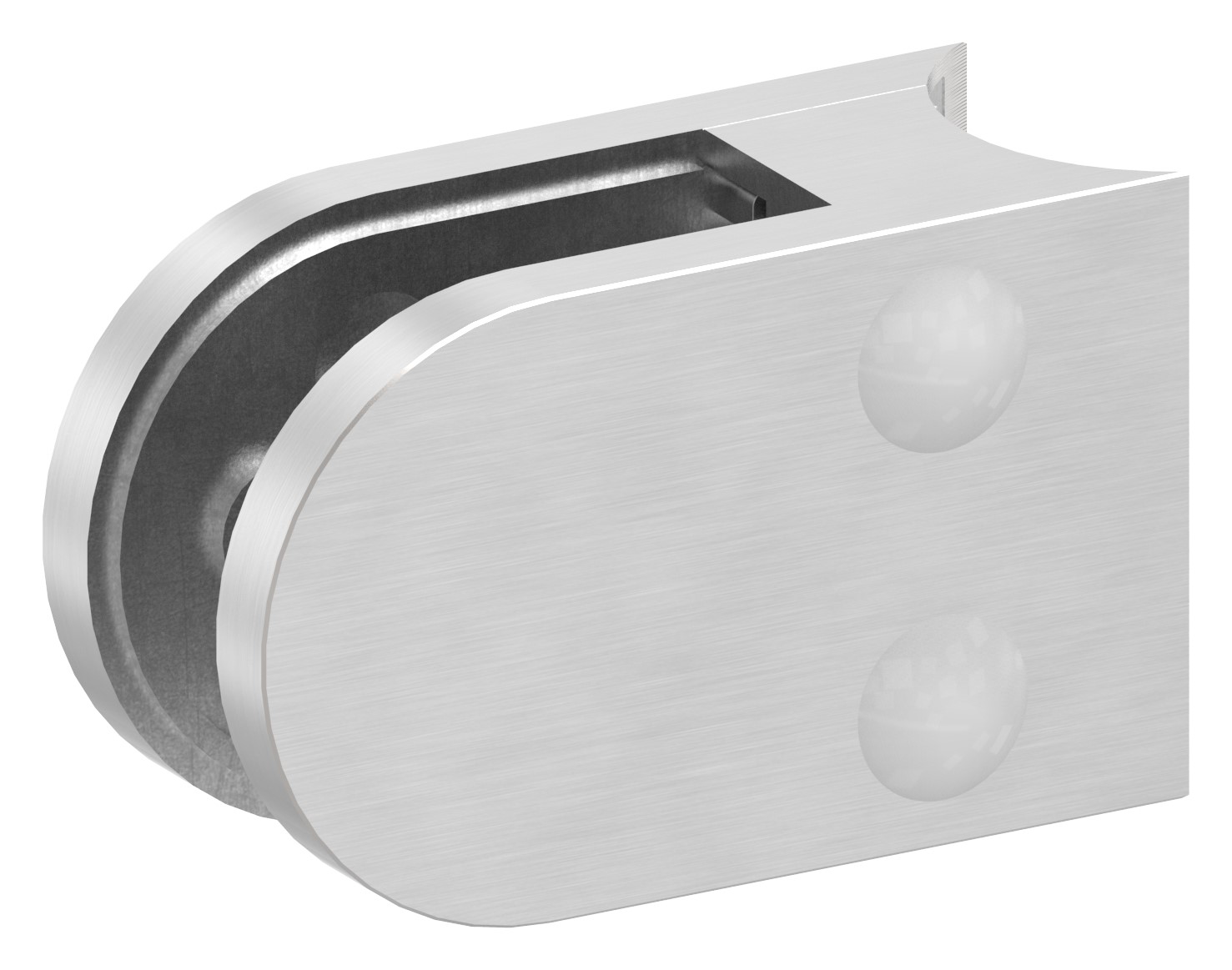 Glasklemme Mod. 33, Anschluss: 33,7mm, in V2A Glasklemme Mod. 33, Anschluss: 33,7mm, in V2A