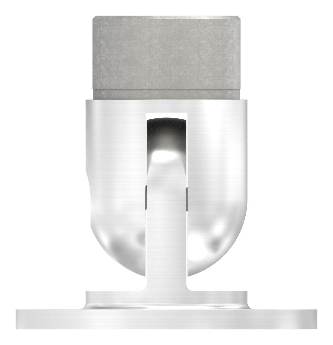 Wandhalter flexibel, für Rohr 48,3x2,0mm, V2A