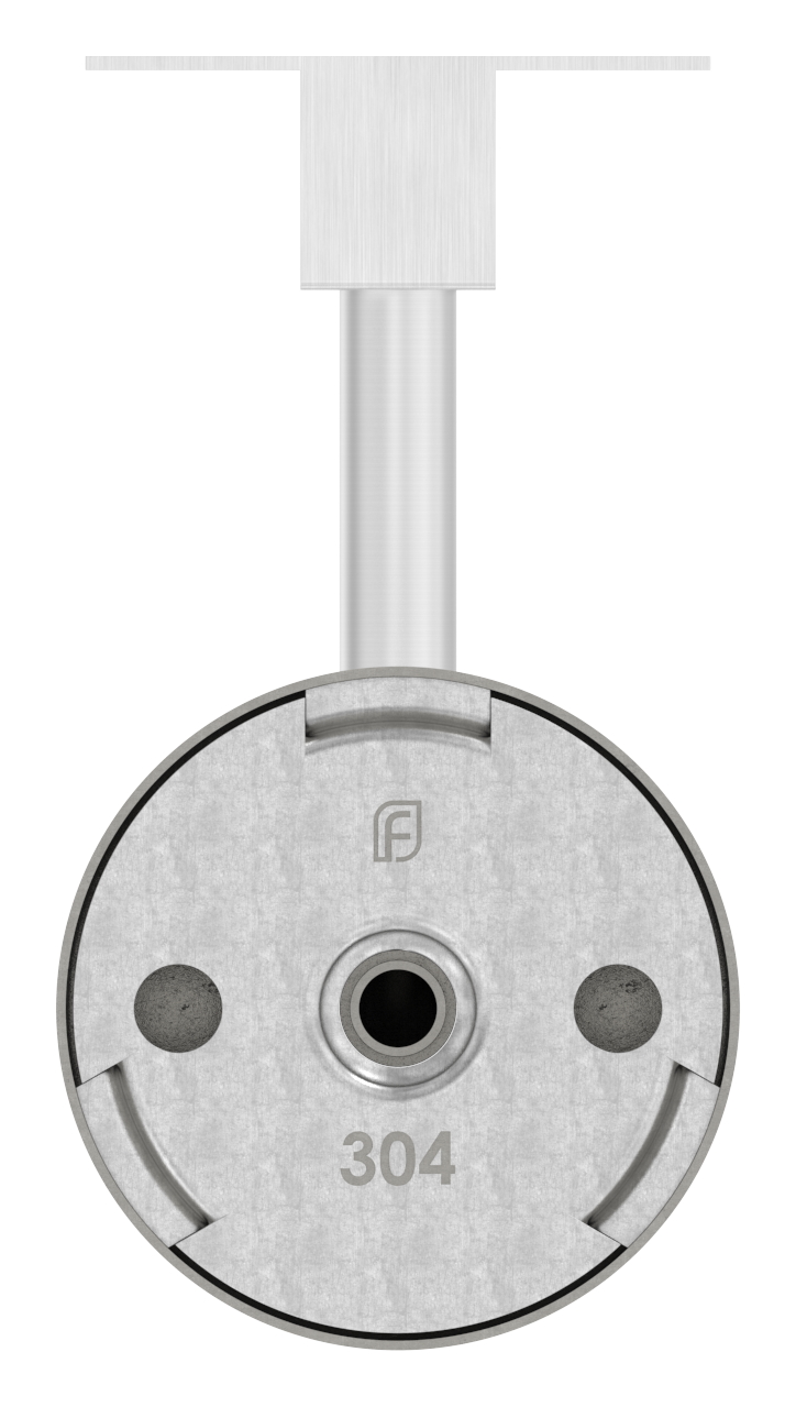 Handlaufhalter für LED Handlauf  (Ronde und Bügel verschweißt), V2A