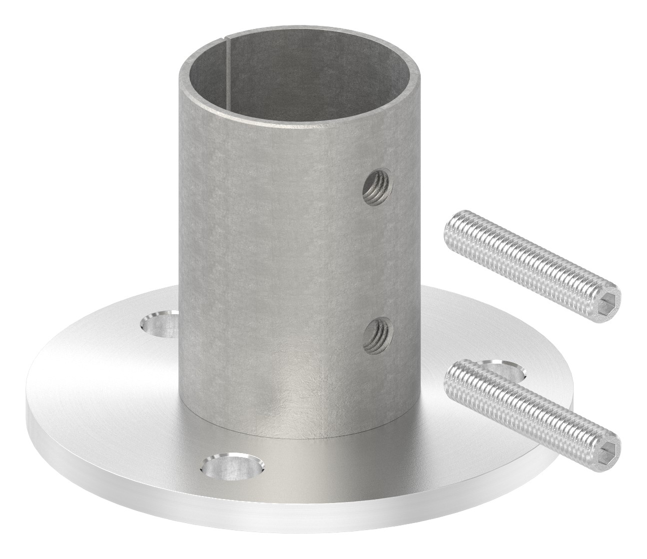 Wand- und Bodenanker, für Rohr 48,4x2,0mm, V2A