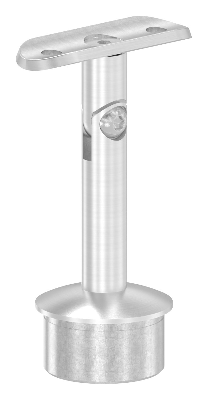 Rohrabschlussstopfen für Rohr 42,4x2,5mm, Handlaufanschlussplatte: 42,4mm, V2A