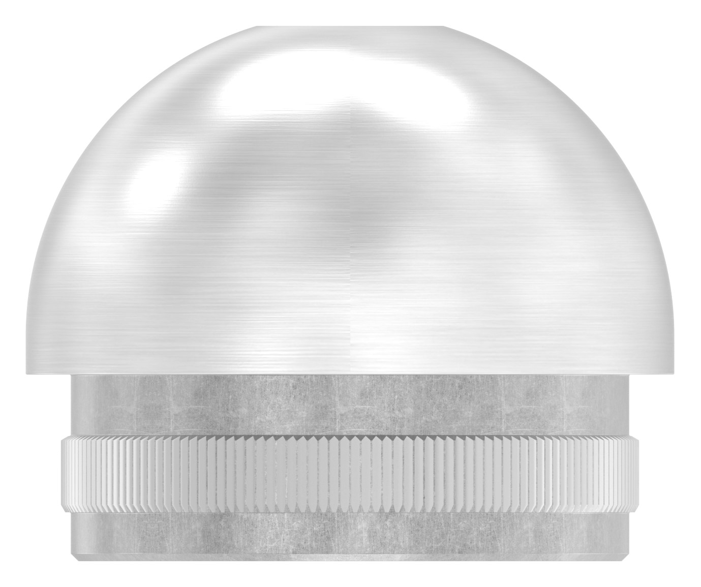 Rohrabschlussstopfen mit M8, für Rohr 42,4x2,5mm, V2A