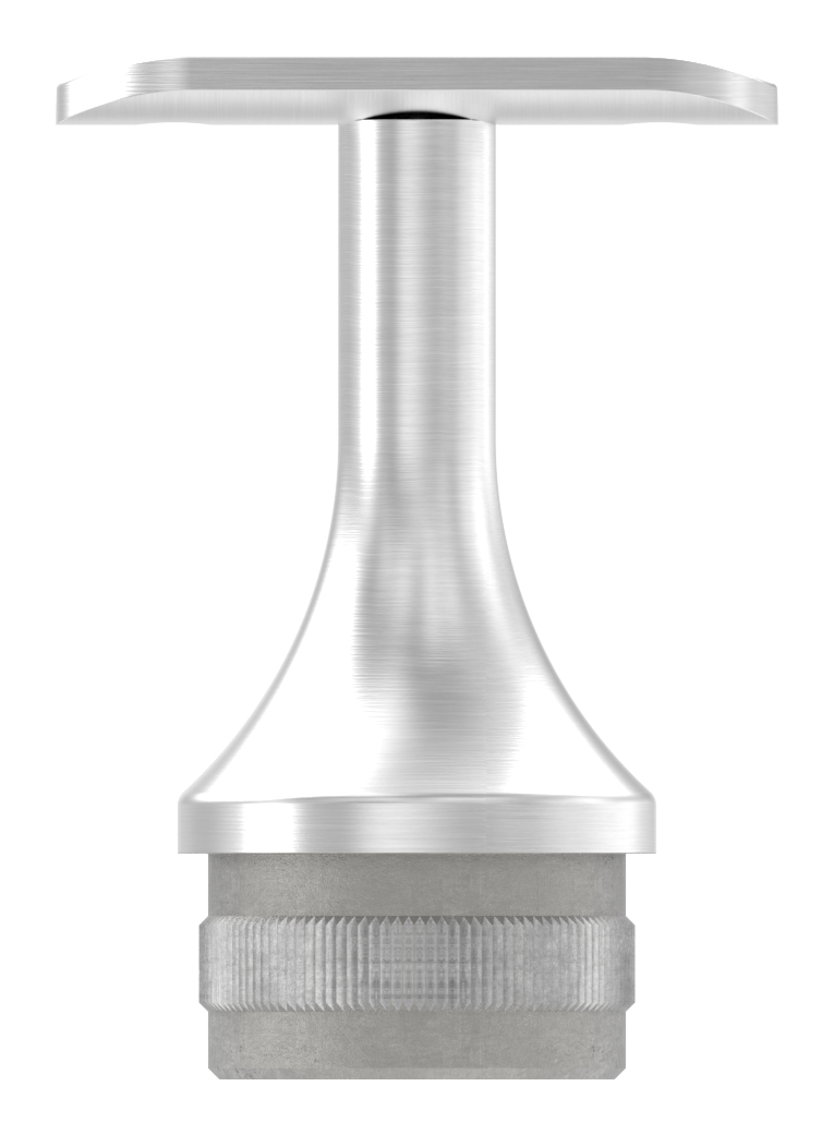Rohrabschlussstopfen für Rohr 42,4x2,0mm, Handlaufanschlussplatte: 42,4mm, V2A