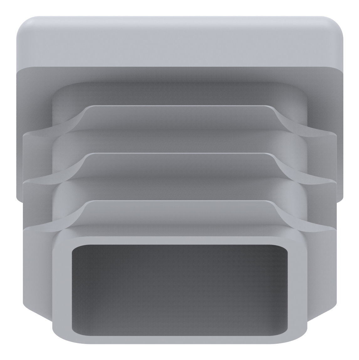 Kunststoffkappe für Quadratrohr 25x25mm