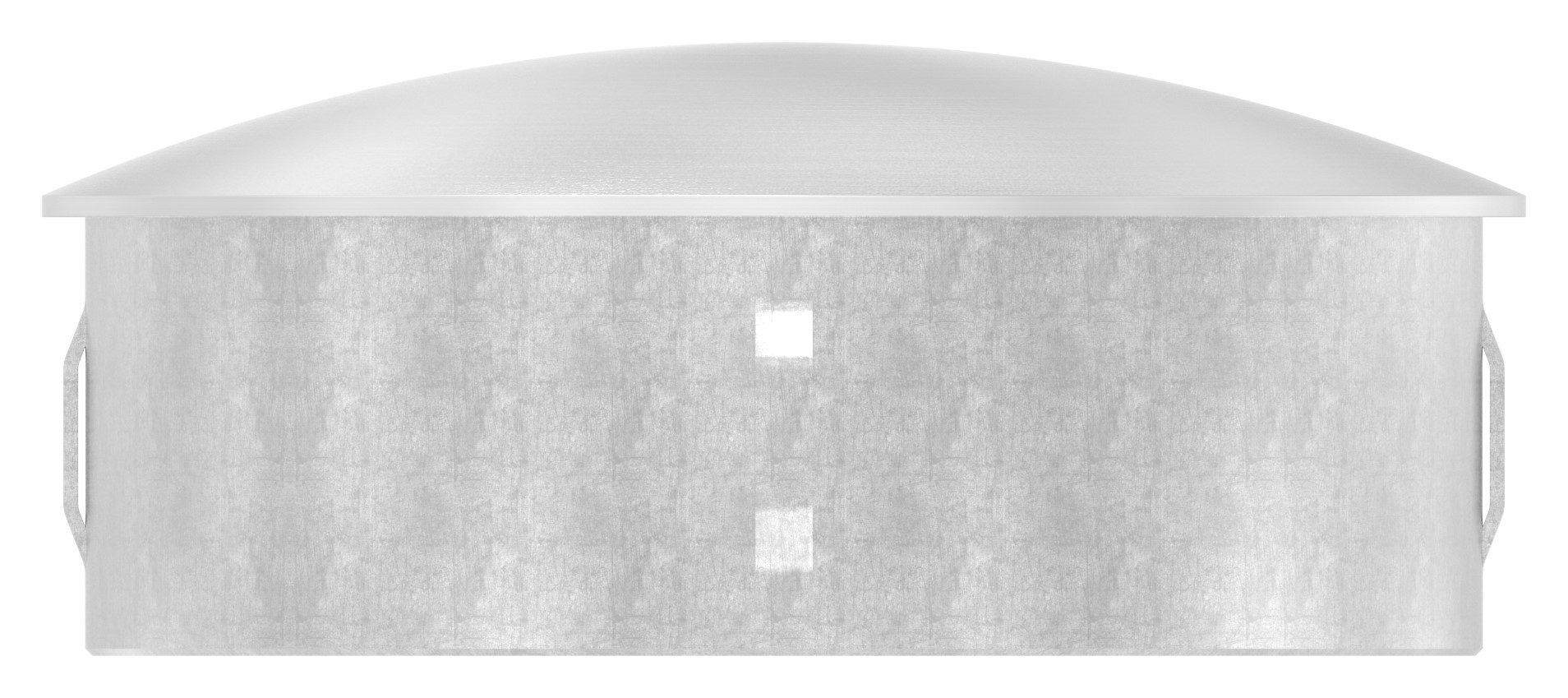 Rohrabschlussstopfen, für Rohr 101,6x2,0 - 2,5mm, V2A