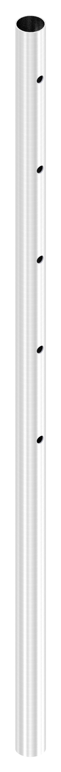 Edelstahlpfosten aus Rohr 42,4mmx2,0mm, V2A