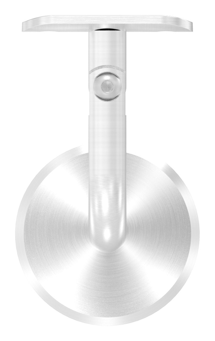 Handlaufhalter mit Gelenk, Handlaufanschlussplatt 42,4mm, V2A