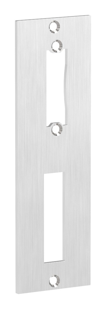 Edelstahlschließblech 172x53x3,0mm, für Abstand 72mm, V2A