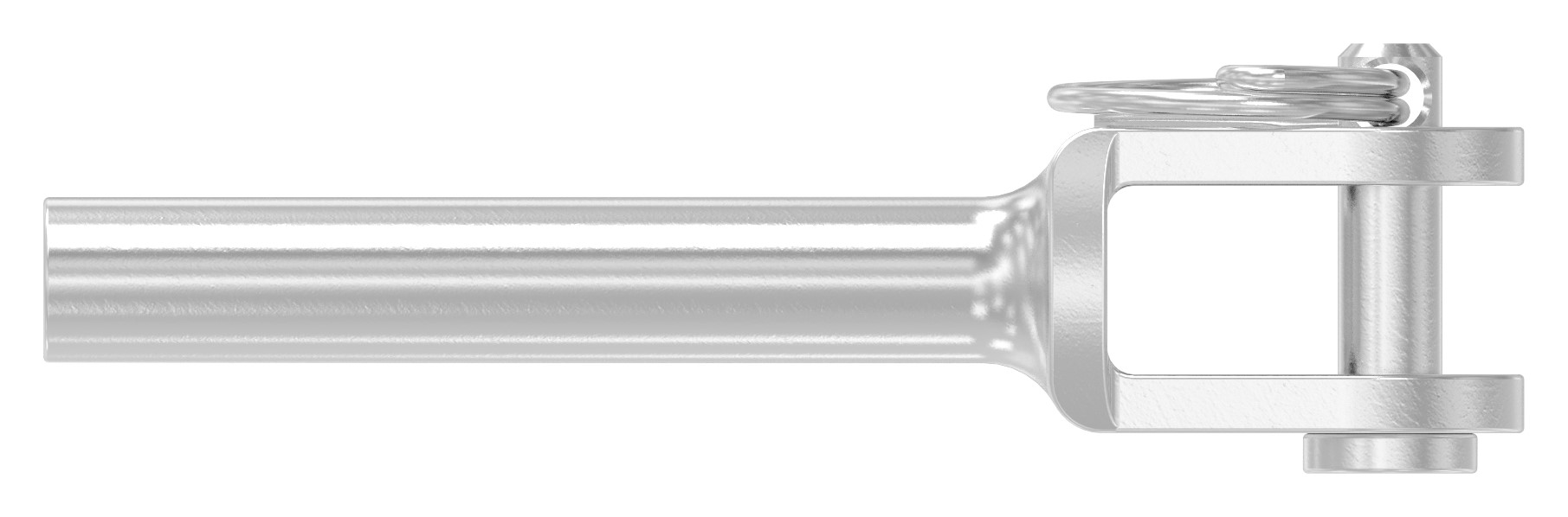 Gabelterminal mit Innengew. M4 rechts, V4A