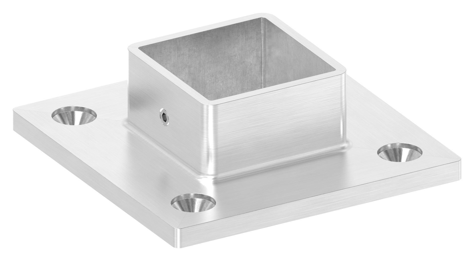 Wand- und Bodenanker, für Rohr 40x40mm, V4A