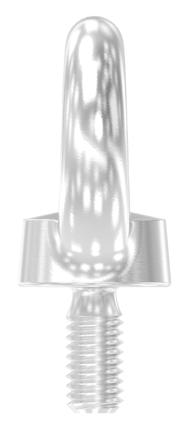 Ringschraube mit Außengewinde DIN 580, Rundeisen: 6mm, V4A